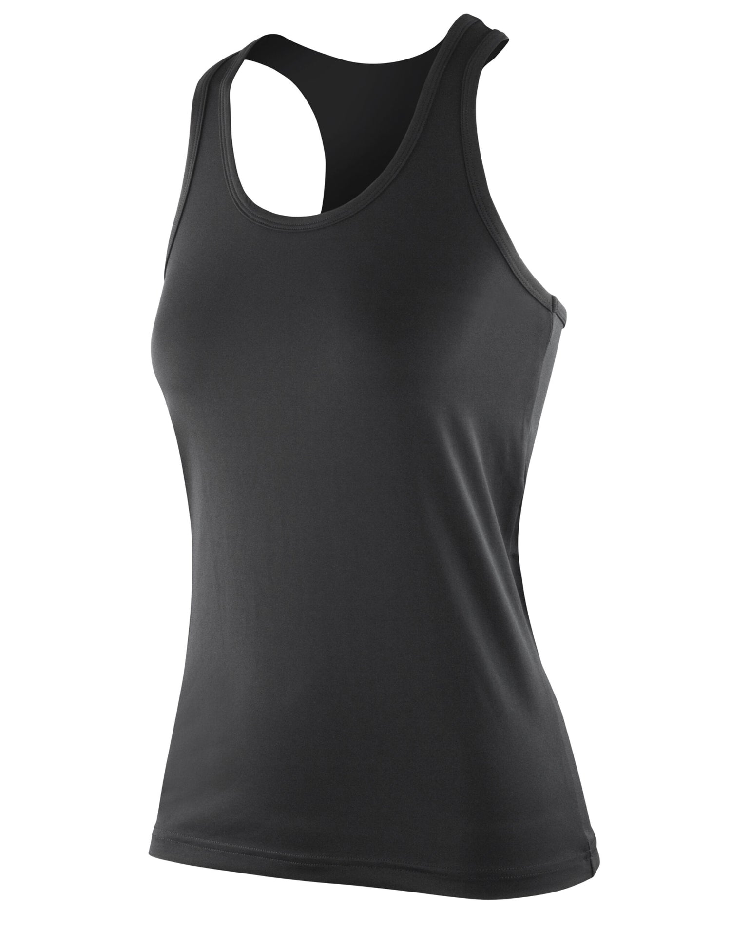 Spiro Impact Softex Fitness Top s281f - Black - Customisable Sportswear