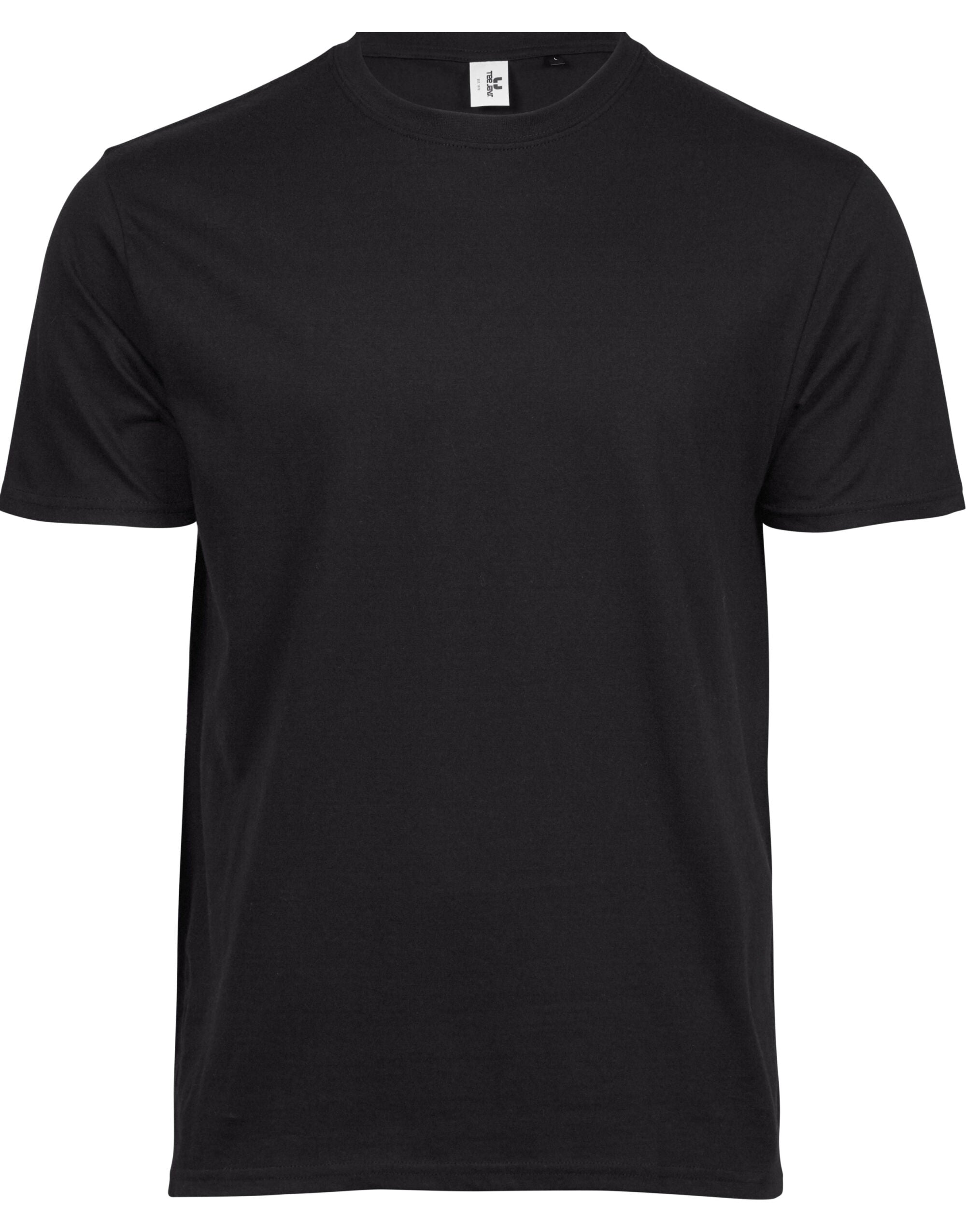 Tee Jays Power Tee TJ1100 - Black - Customisable T-Shirt