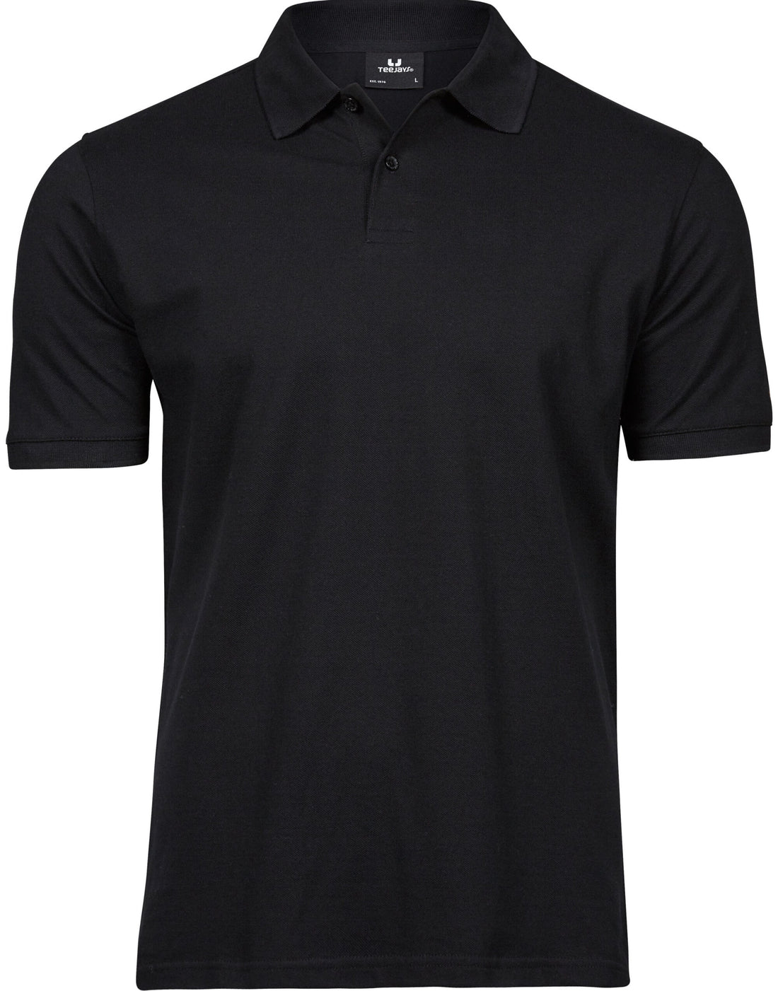 Tee Jays Mens Heavy Polo TJ1400 - Black - Customisable Polos