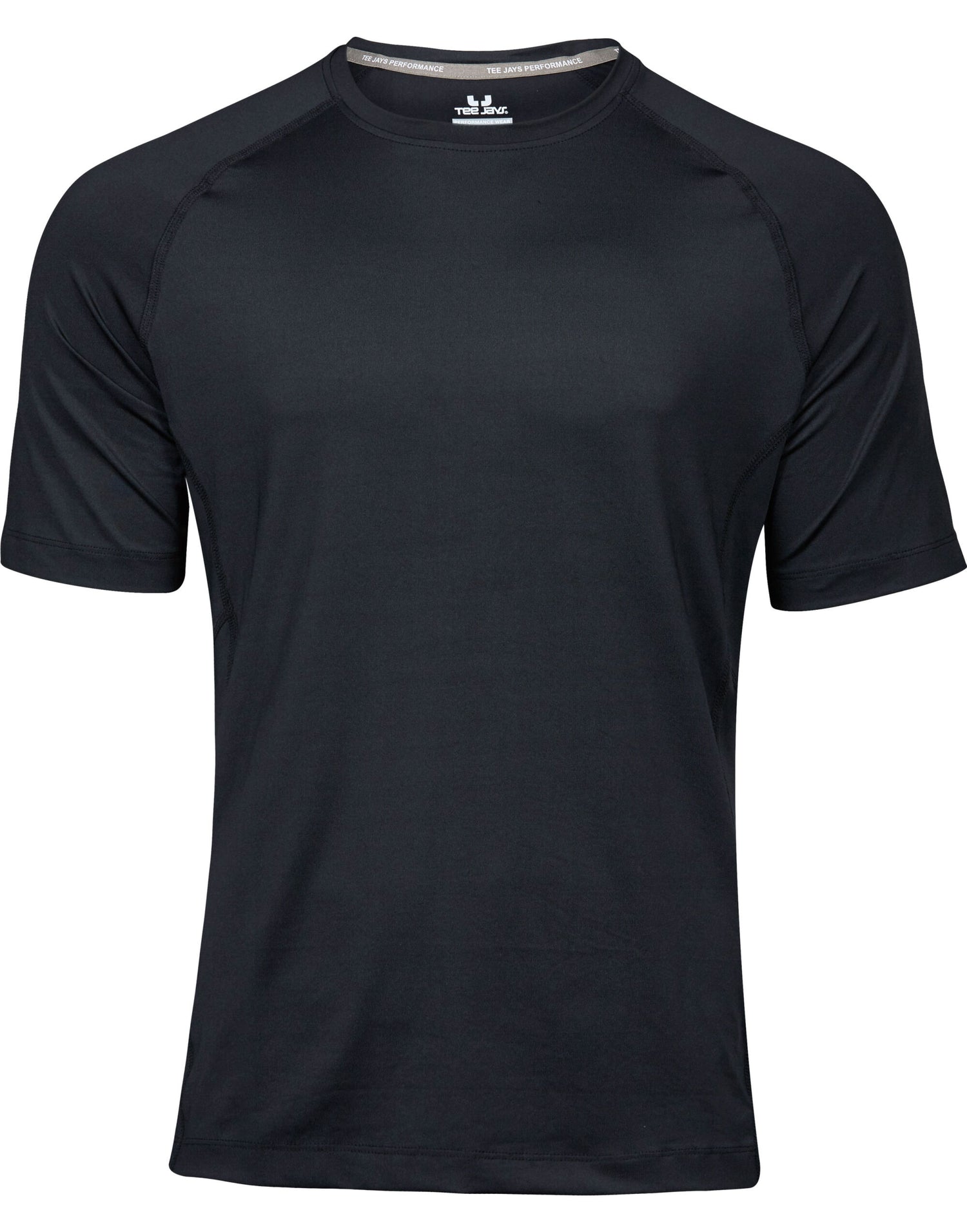 Tee Jays Mens CoolDry Tee TJ7020 - Black - Customisable T-Shirt