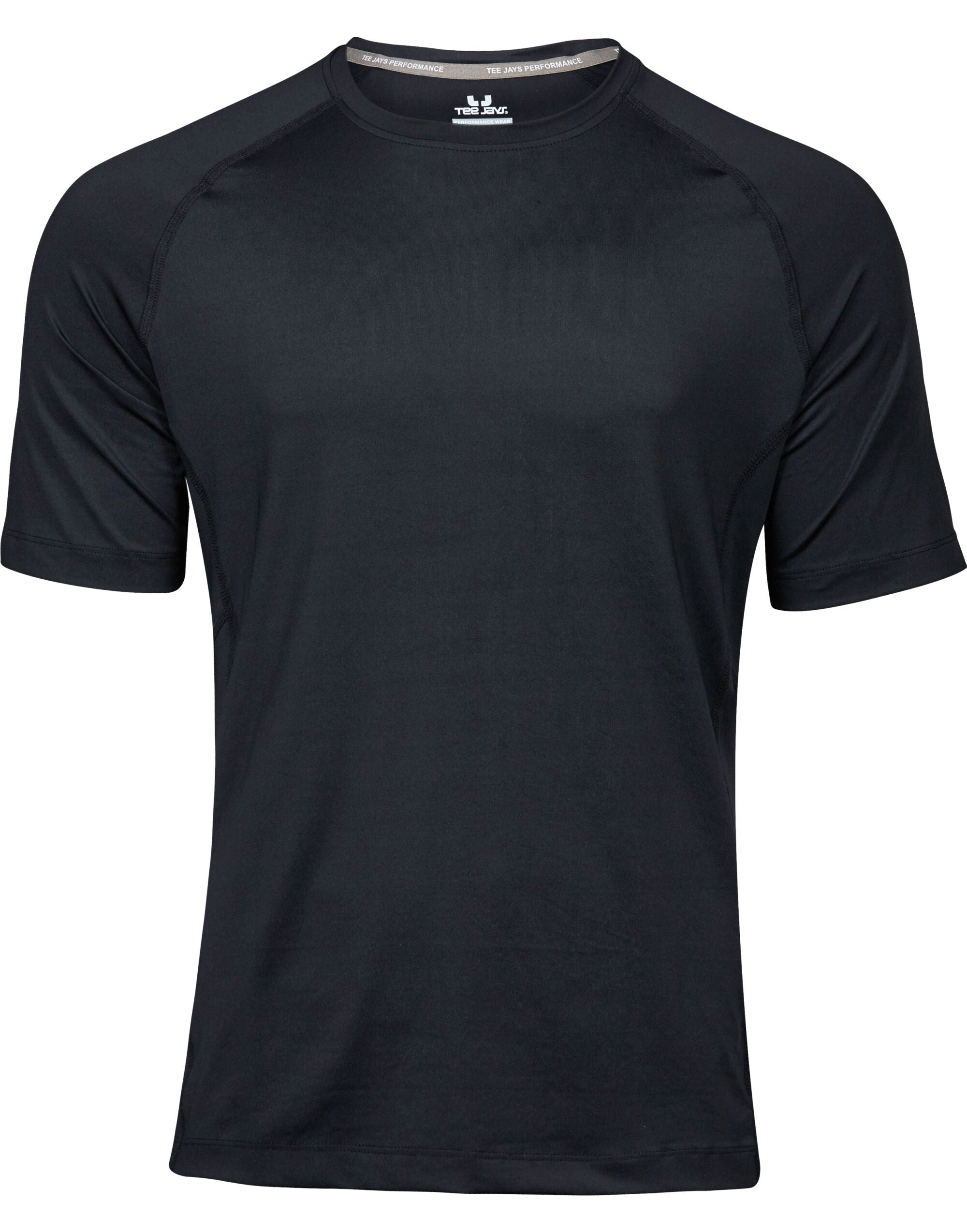 Tee Jays Mens CoolDry Tee TJ7020 - Black - Customisable T-Shirt