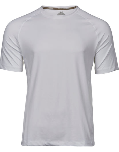 Tee Jays Mens CoolDry Tee TJ7020 - White - Customisable T-Shirt