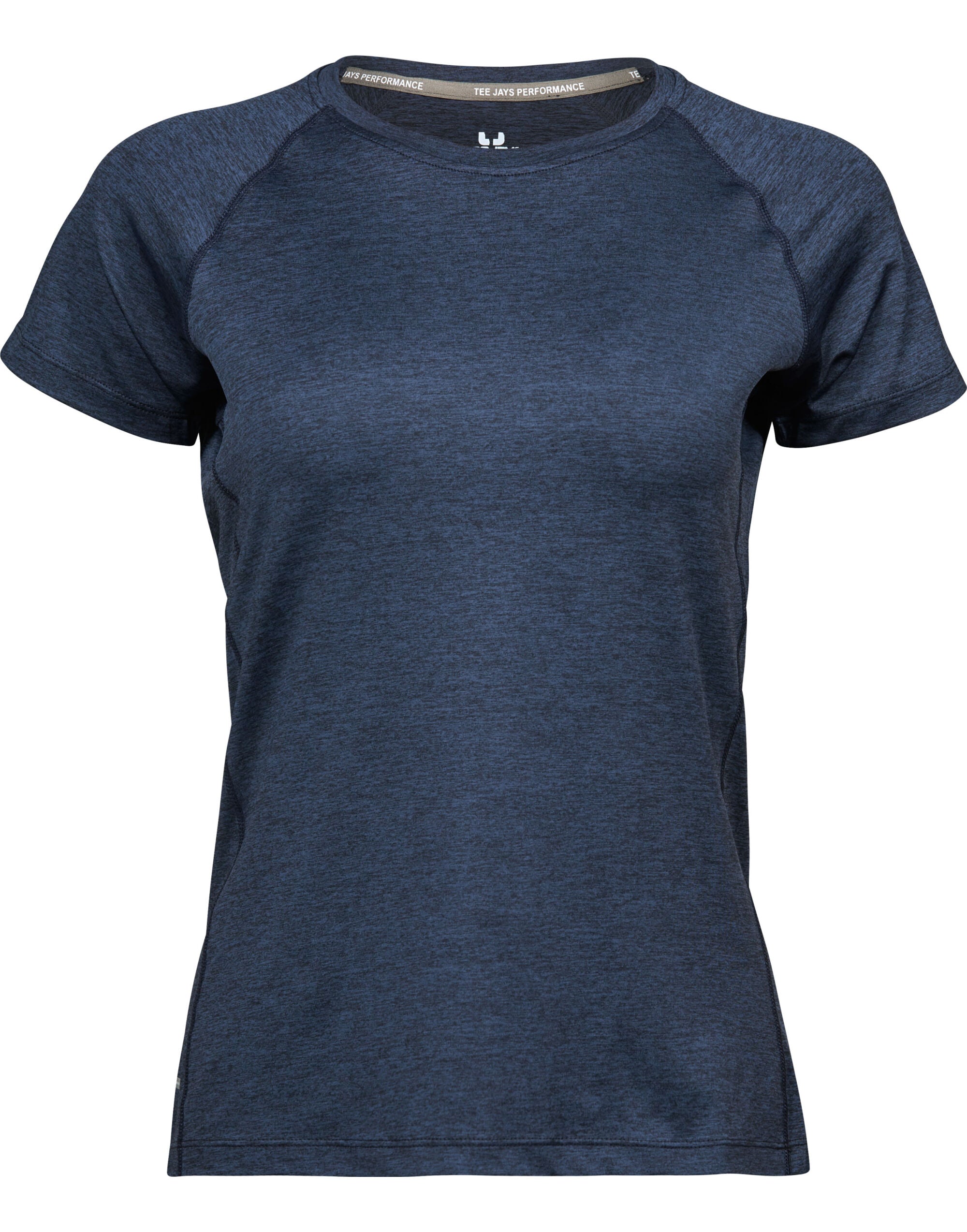 Tee Jays Ladies CoolDry Tee TJ7021 - Navy Melange - Customisable T-Shirt