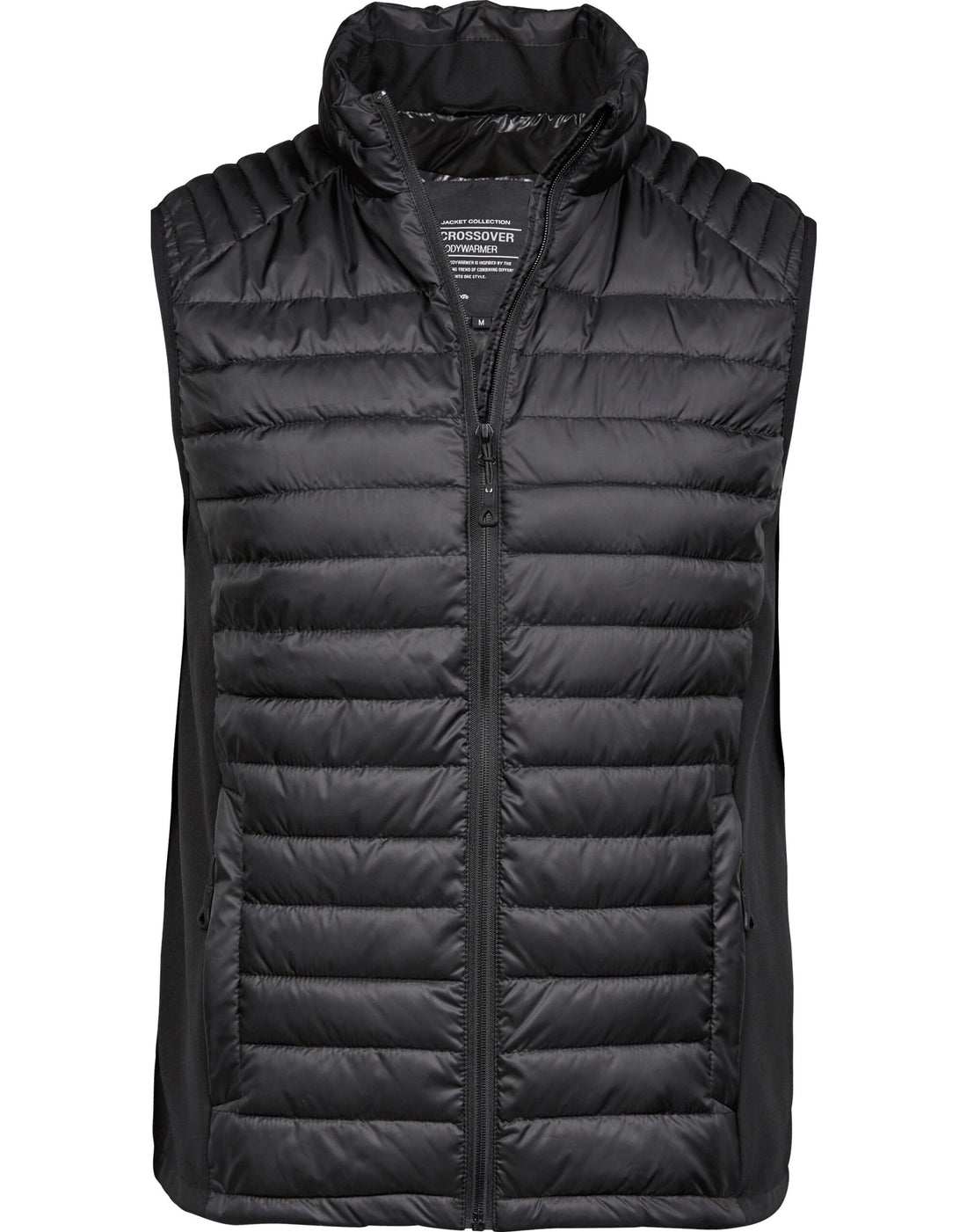 Tee Jays Mens Crossover Bodywarmer TJ9624 - Black Black - Customisable Bodywarmers
