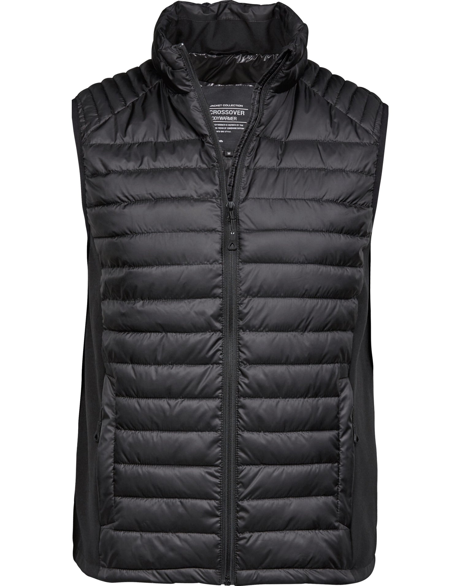 Tee Jays Mens Crossover Bodywarmer TJ9624 - Black Black - Customisable Bodywarmers