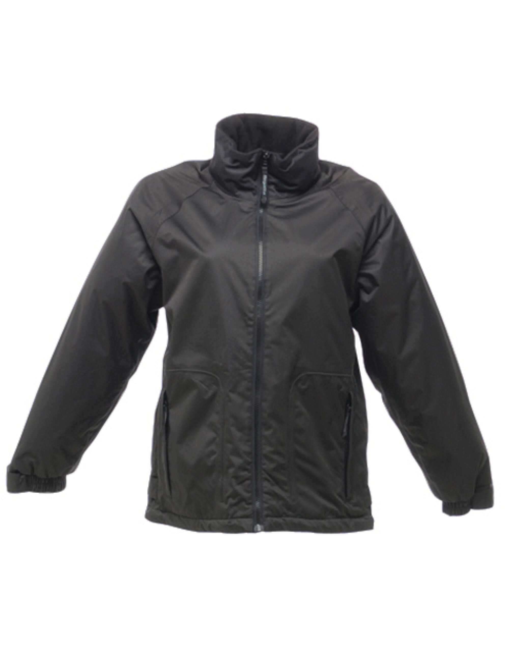 Regatta Ladies Hudson FleeceLined Jacket TRA306 - Black - Customisable Fleece Jacket