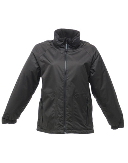 Regatta Ladies Hudson FleeceLined Jacket TRA306 - Black - Customisable Fleece Jacket