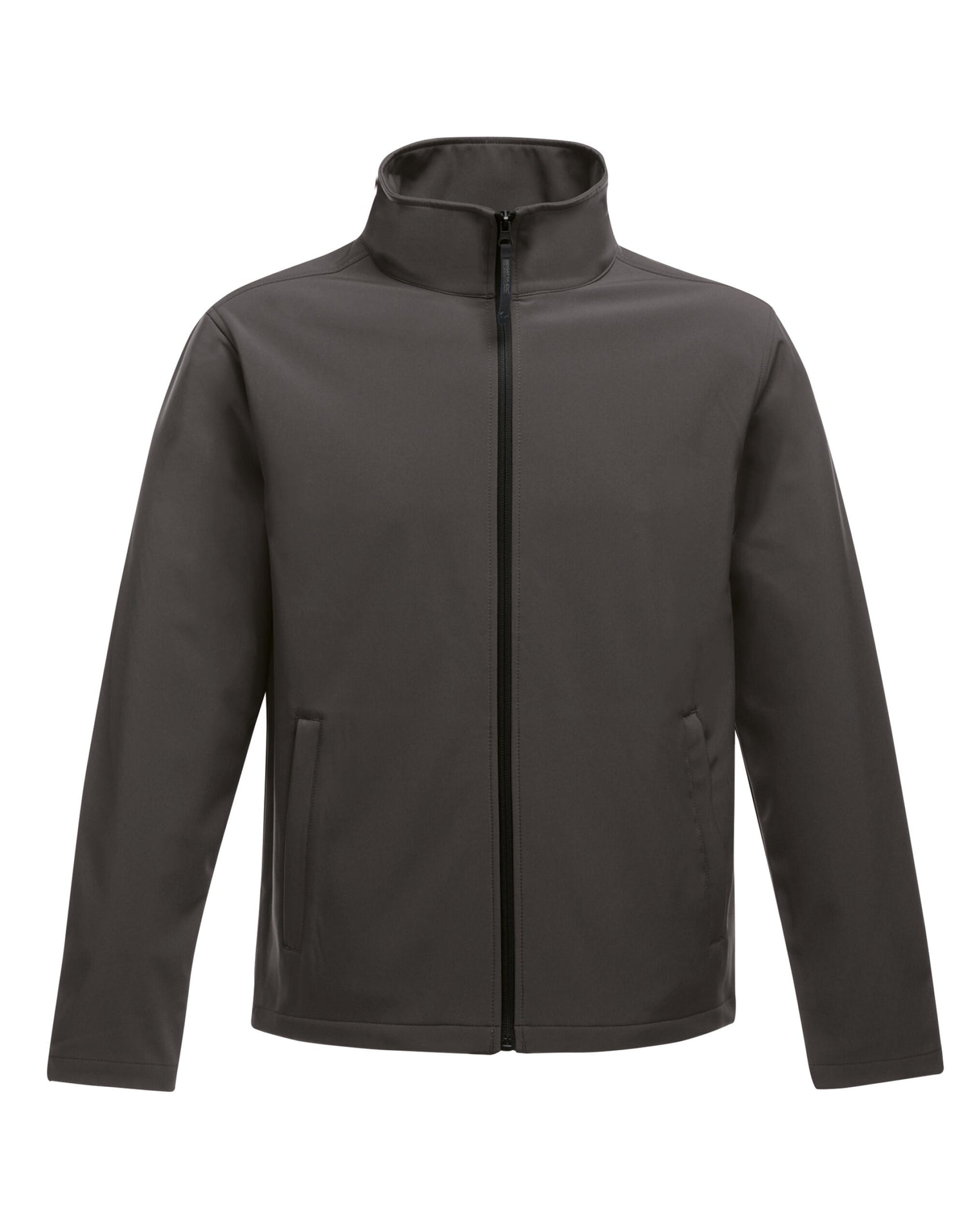 12 x Regatta Ablaze Softshell Jackets + Free Logo - TRA628 - Seal Grey Black - Customisable Bundle