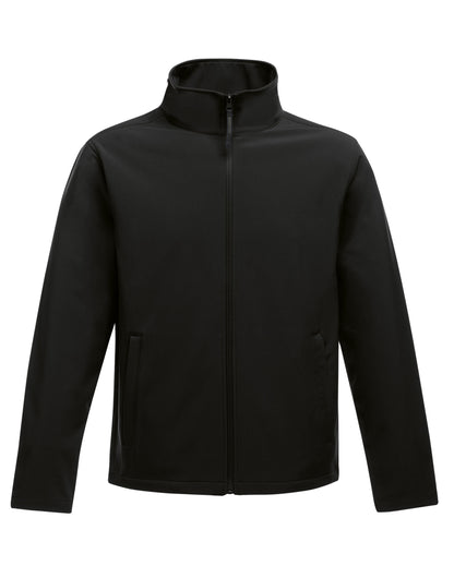 12 x Regatta Ablaze Softshell Jackets + Free Logo - TRA628 - Black Black - Customisable Bundle