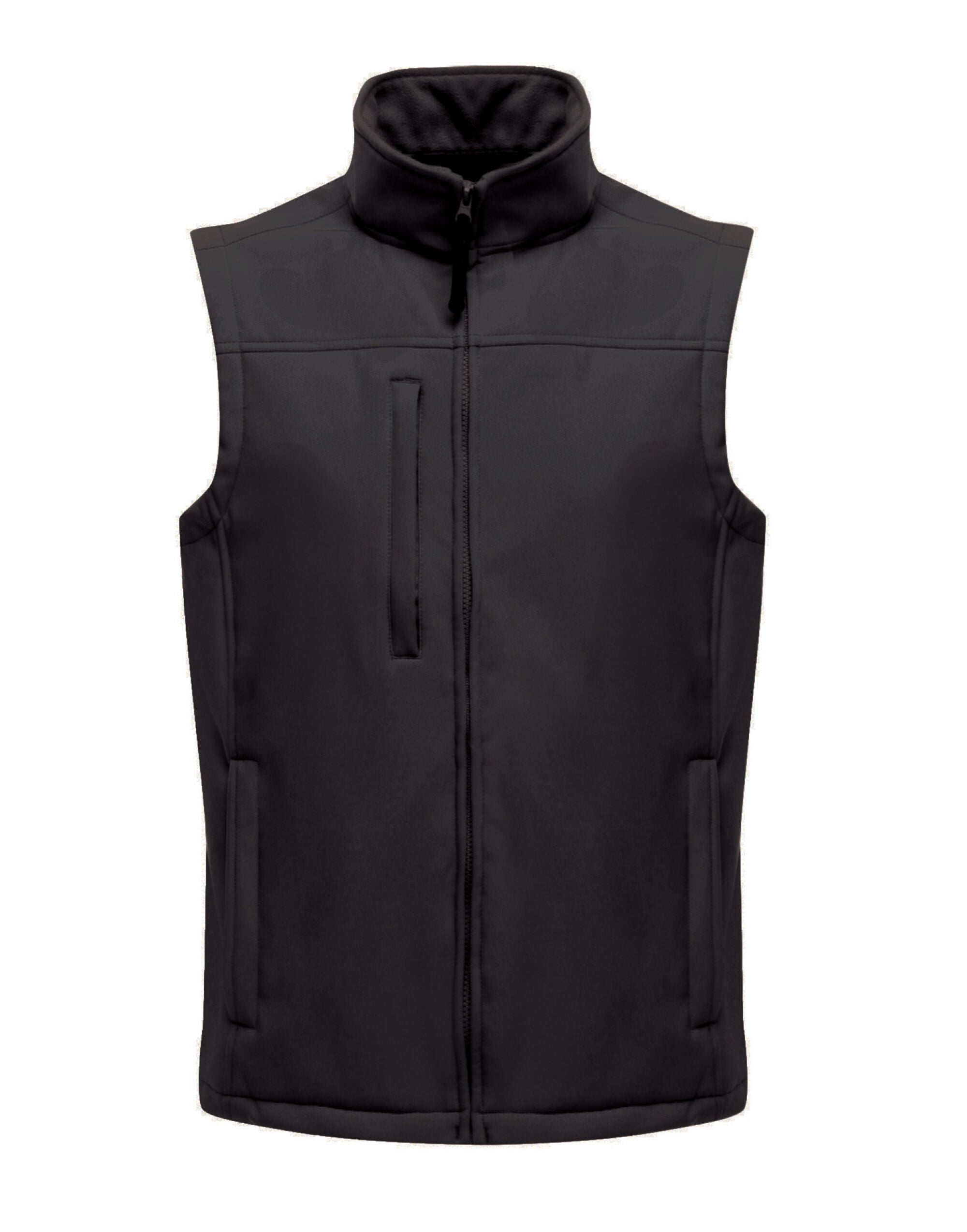 Regatta Professional Regatta Mens Flux Softshell Bodywarmer TRA788 - Black Black - Customisable Bodywarmers