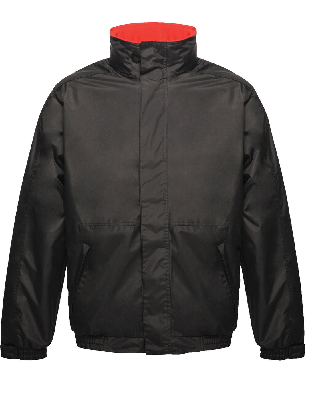 Regatta Professional Regatta Mens Dover Bomber Jacket TRW297 - Black Classic Red - Customisable Jacket