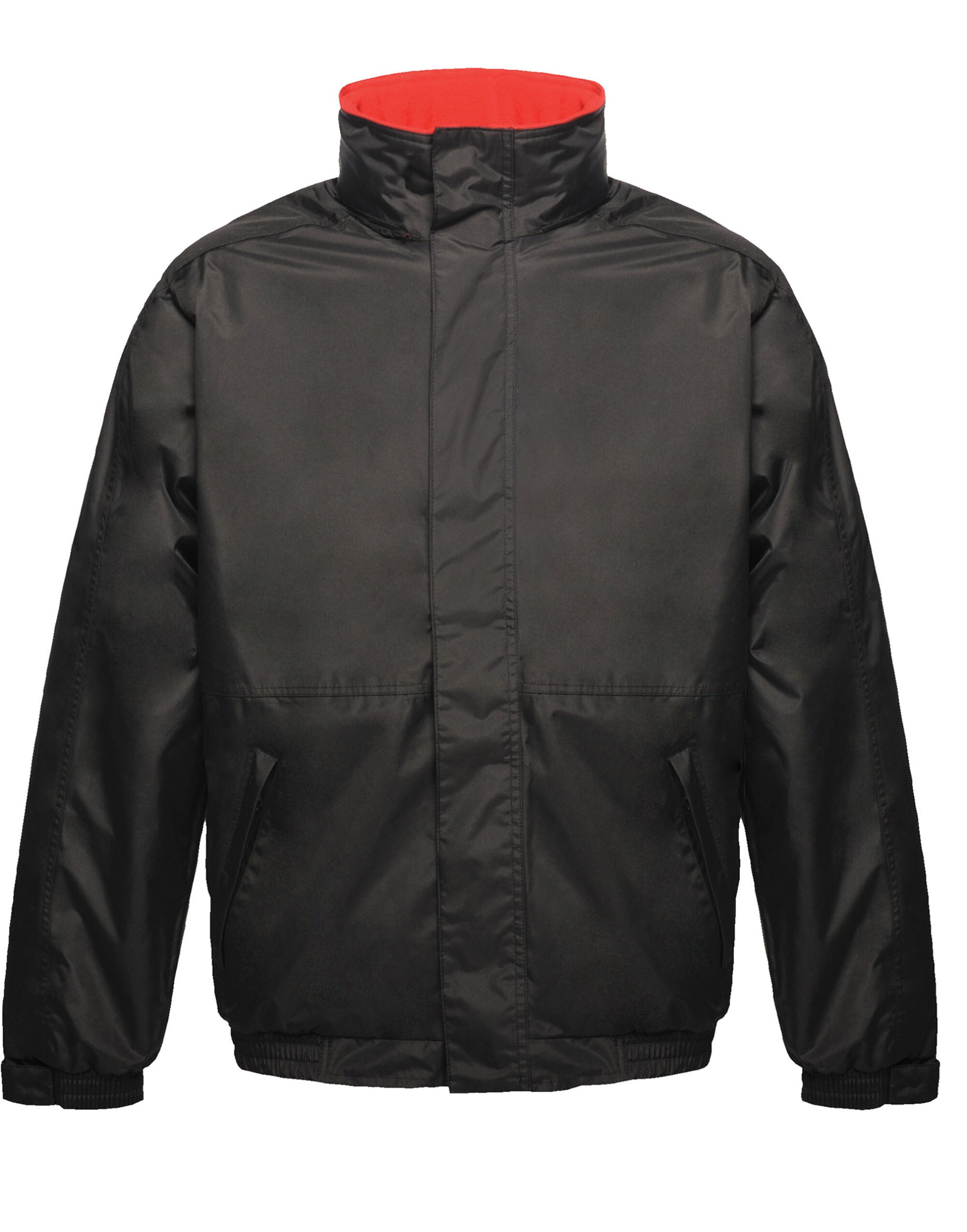 Regatta Professional Regatta Mens Dover Bomber Jacket TRW297 - Black Classic Red - Customisable Jacket