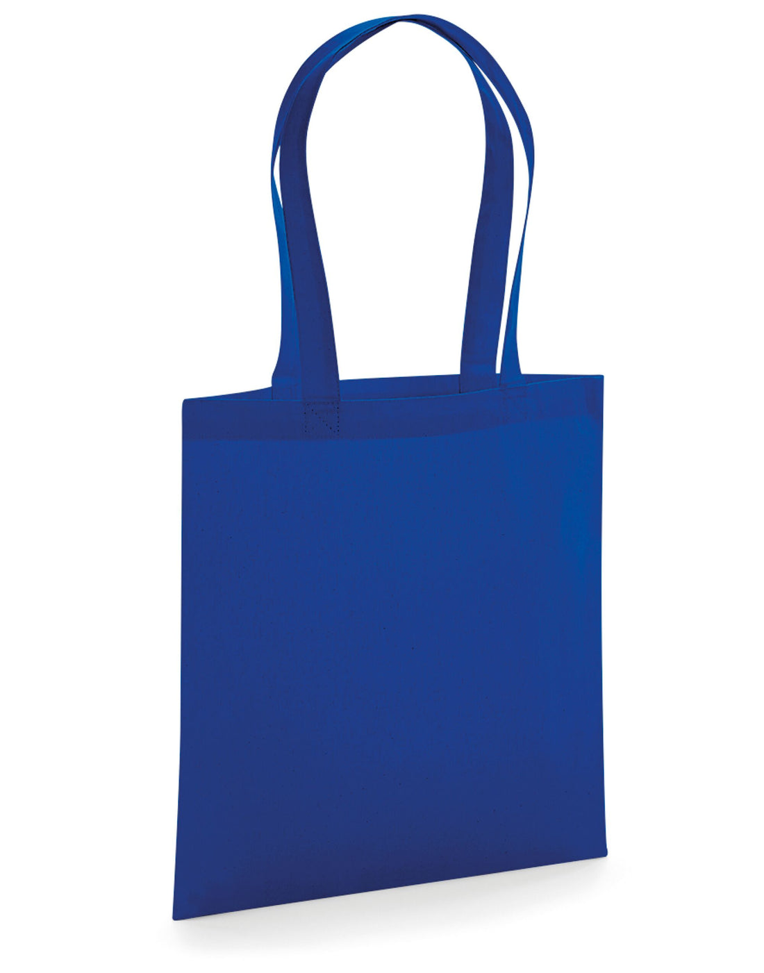 Westford Mill Organic Premium Cotton Tot w261 - Bright Royal O S - Customisable Bags
