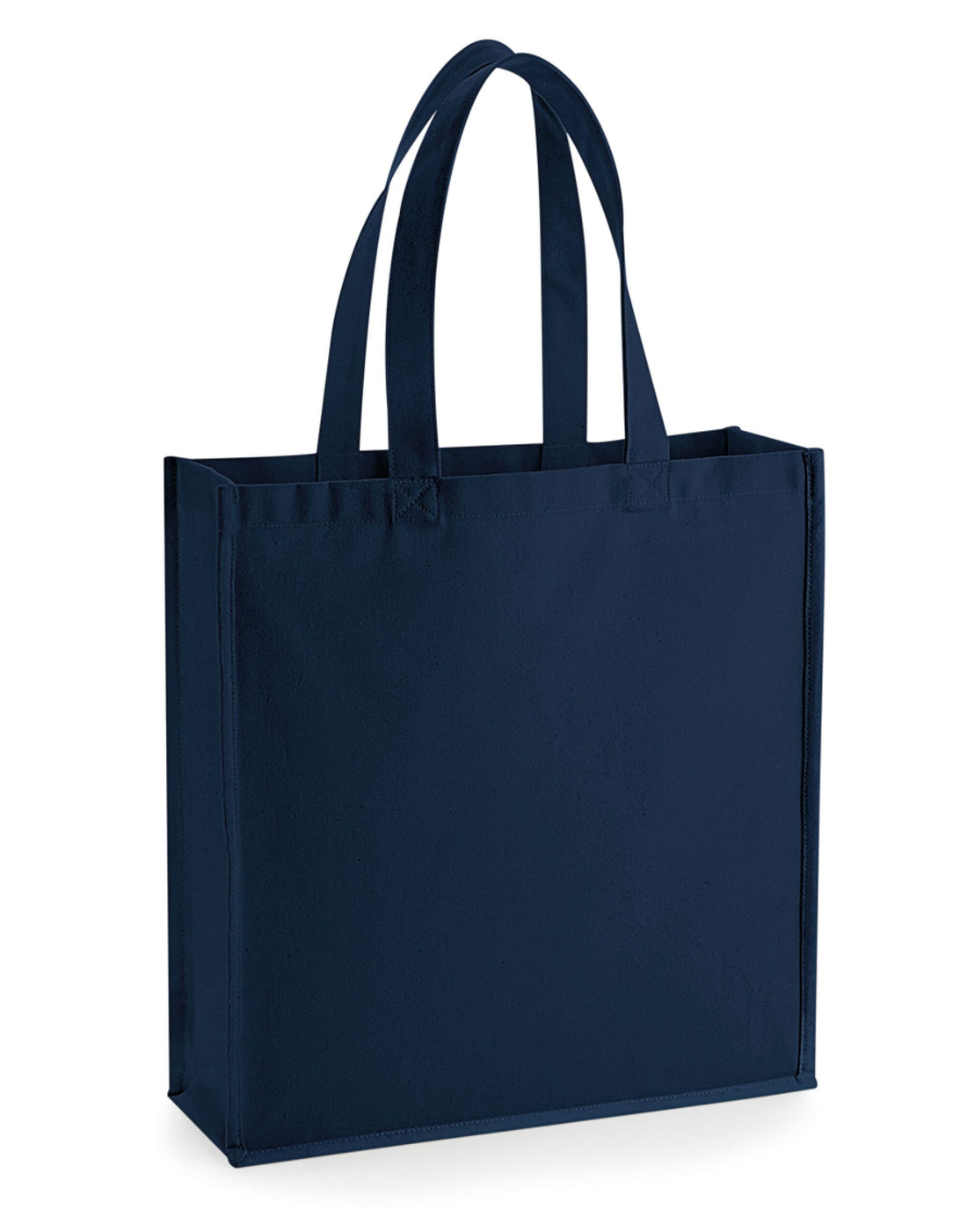 Westford Mill Gallery Canvas Tote W600 - French Navy O S - Customisable Bags