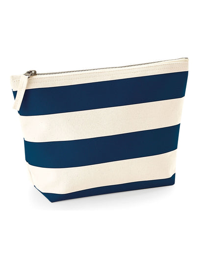 Westford Mill Nautical Accessory Bag w684 - Natural Navy O S - Customisable Bags