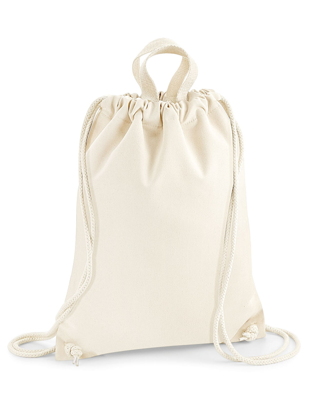Westford Mill Nautical Gymsac w686 - Natural O S - Customisable Bags