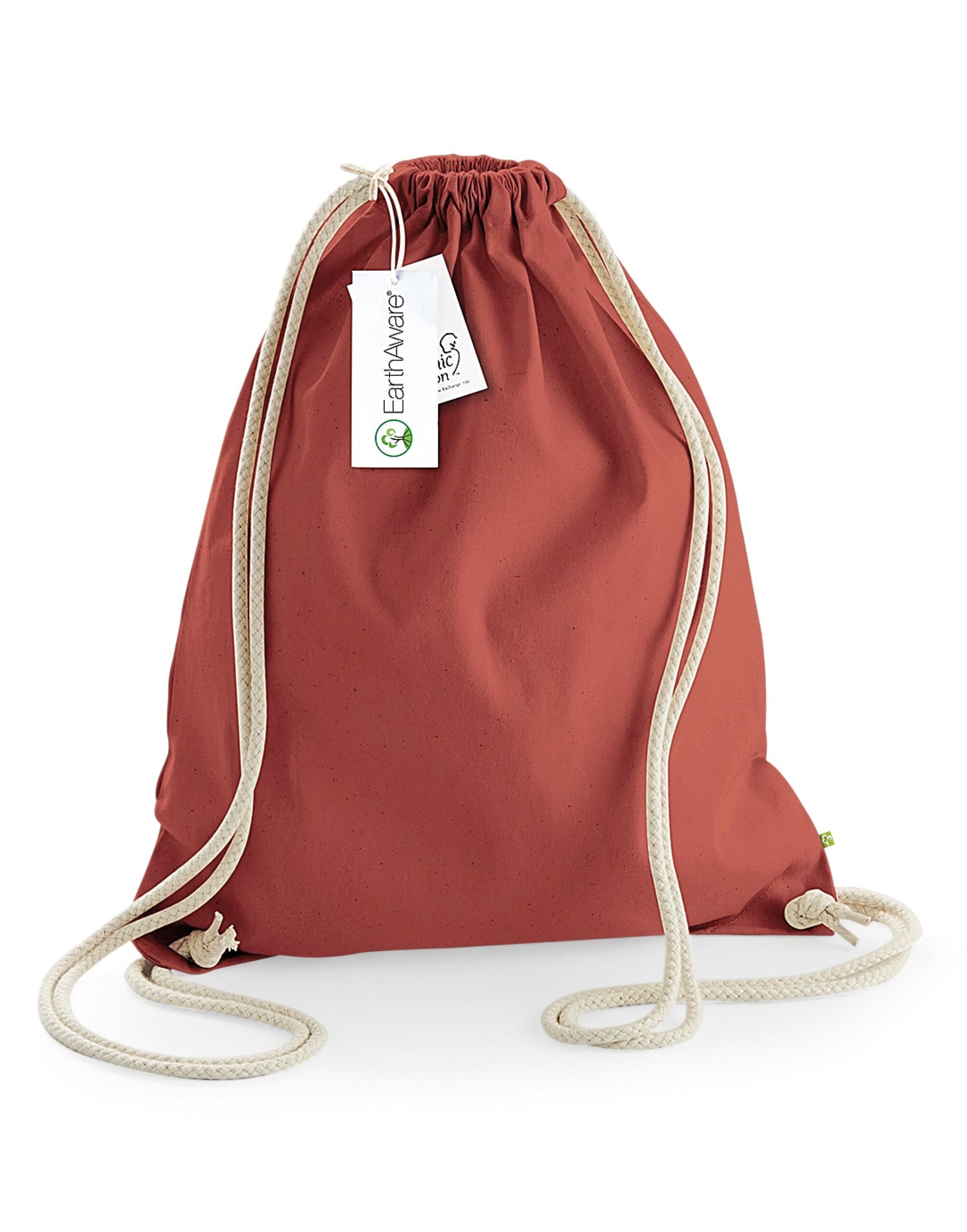 Westford Mill EarthAware Organic Gymsac w810 - - Customisable Bags