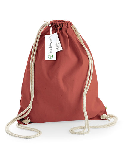 Westford Mill EarthAware Organic Gymsac w810 - - Customisable Bags