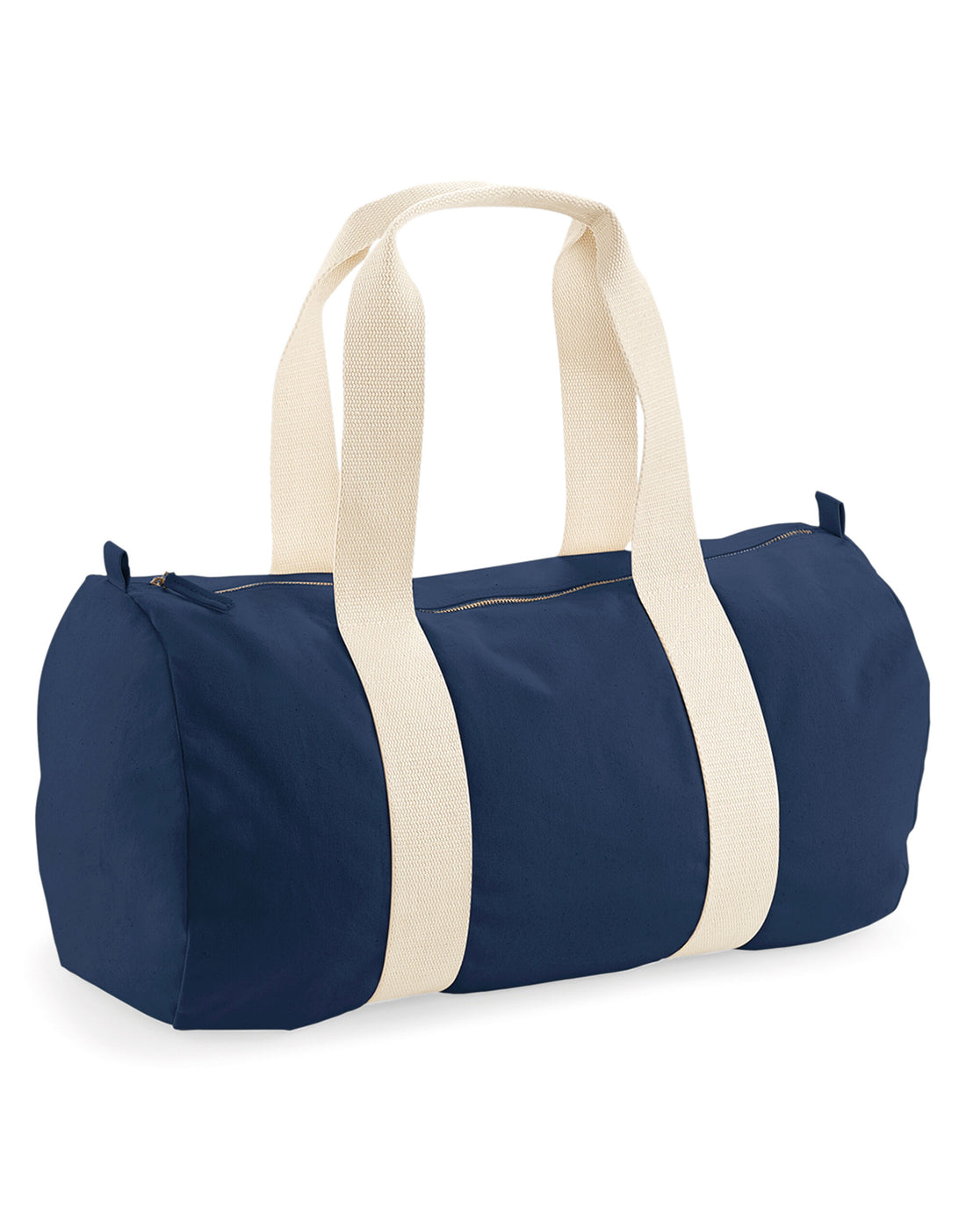 Westford Mill EAware Organic Barrel Bag w814 - French Navy O S - Customisable Bags