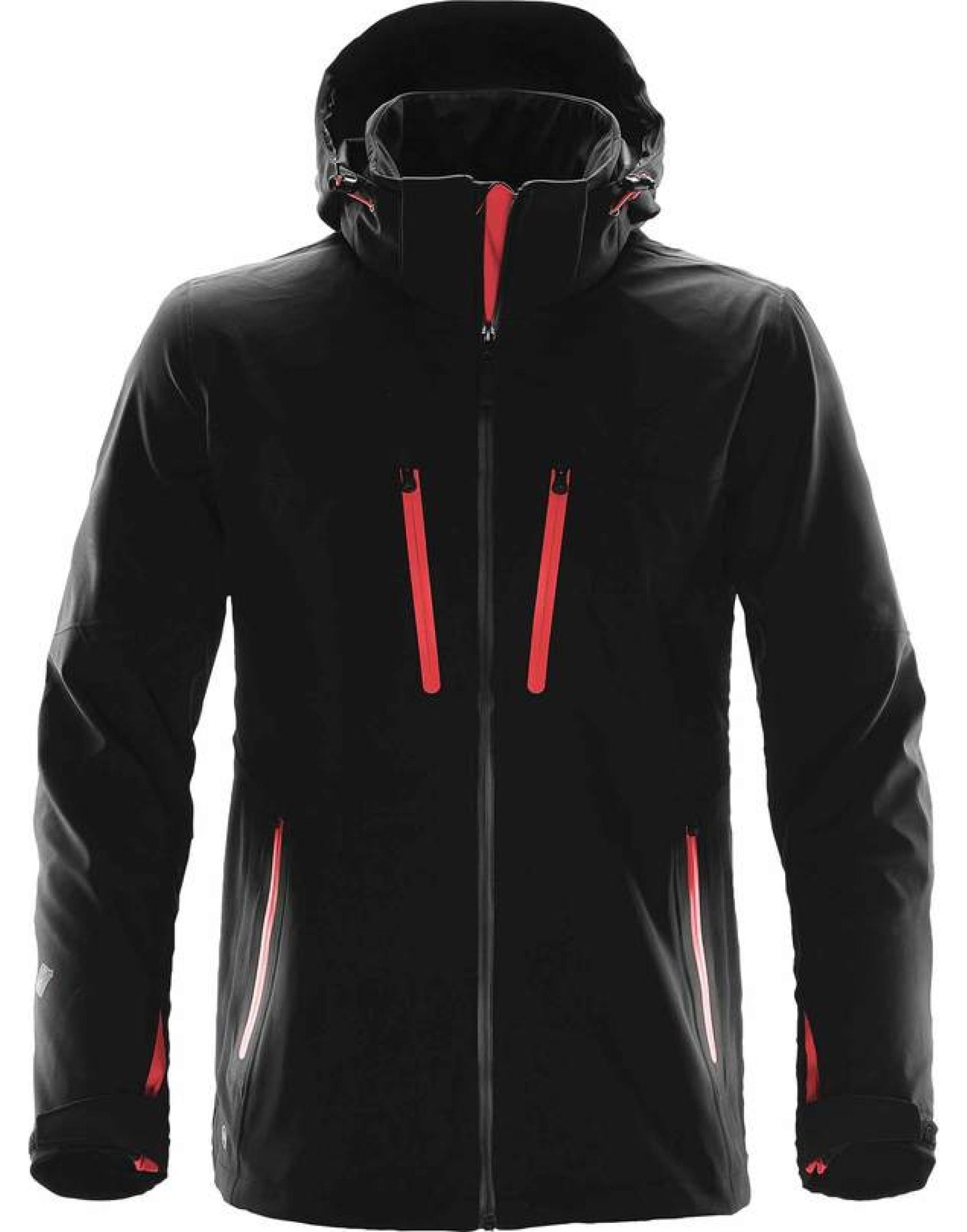 Stormtech Mens Patrol Softshell xb-3 - Black Bright Red - Customisable Jacket