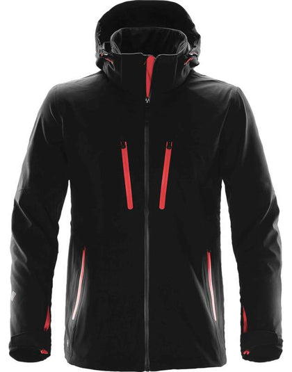 Black/Bright Red