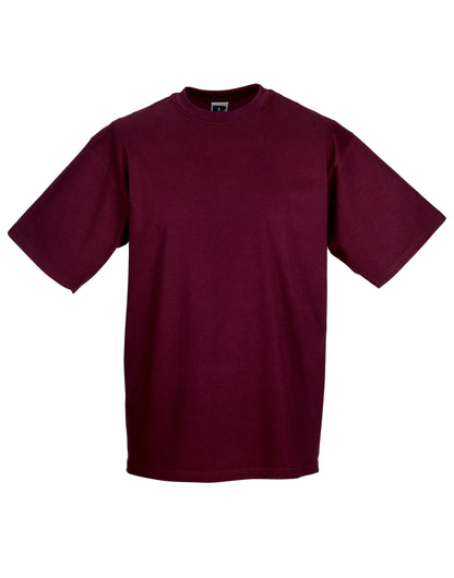 Russell Classic T - Burgundy - ZT180M - Burgundy - Customisable T-Shirt