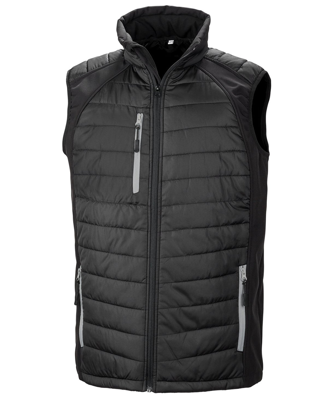 Result Black Compass Softshell Gilet R238X - - Customisable Bodywarmers