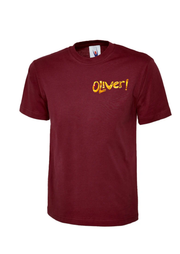 Rougemont Oliver! Kids T-Shirt - 61019 - Burgundy - Customisable Kids T-Shirt