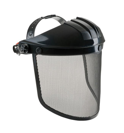 Supertouch Brow Guard with Metal Mesh Visor - CFS20 - Black One Size Adjustable - Customisable Eyewear