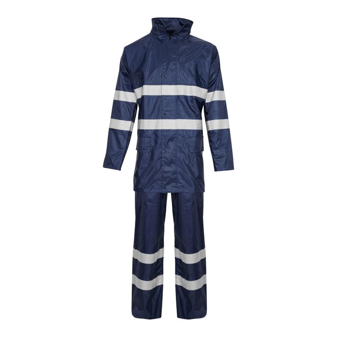 Supertouch Contractor Rainsuit - H143 - Navy - Customisable Bundle
