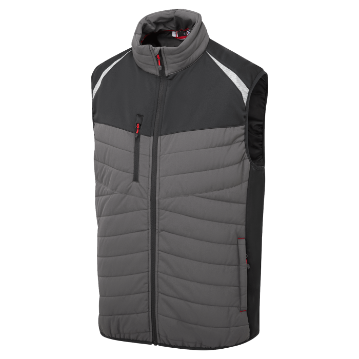 Supertouch Padded Bodywarmer - W018 - Grey - Customisable Bodywarmers
