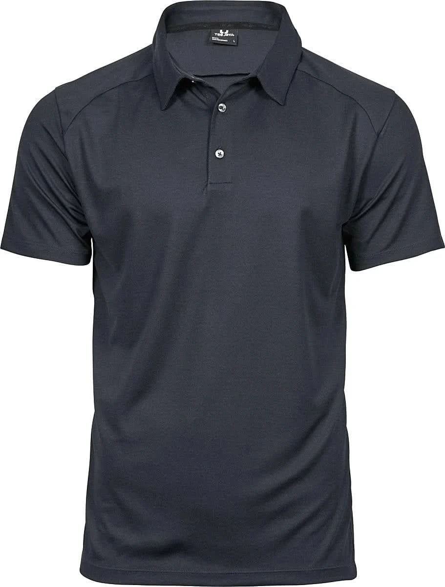 Mens Luxury Sport Polo Shirt TJ7224 - Dark Grey - Customisable Polo Shirts