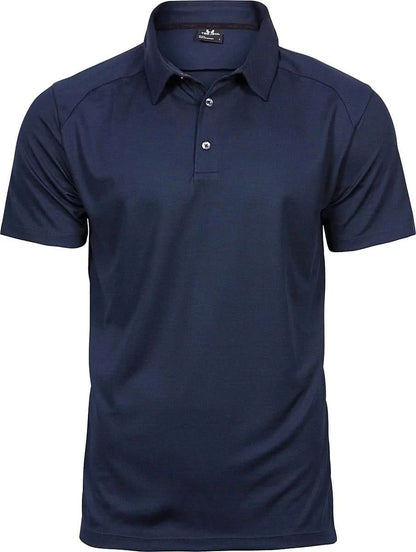 Mens Luxury Sport Polo Shirt TJ7224 - Navy Blue - Customisable Polo Shirts