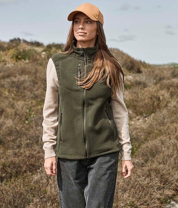 Ladies Trail Fleece Bodywarmer - TJ9133 - - Customisable Bodywarmers