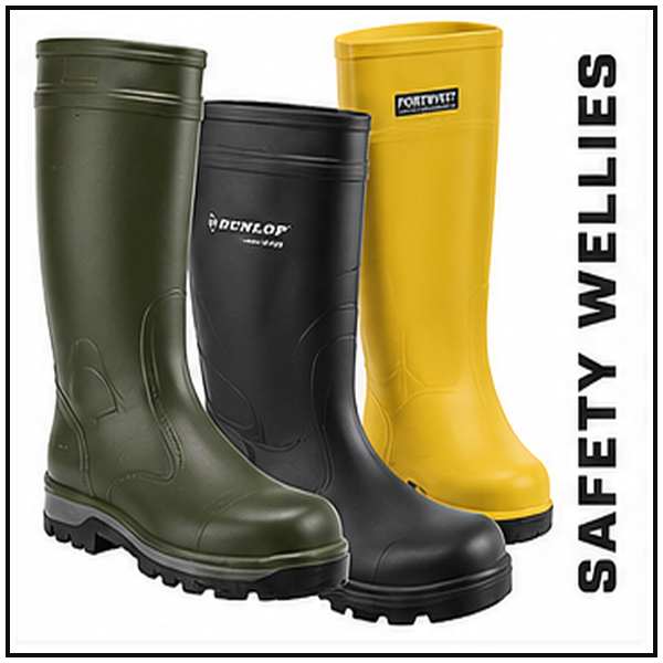 Safety wellington boots category tile for Workwear Supermarket