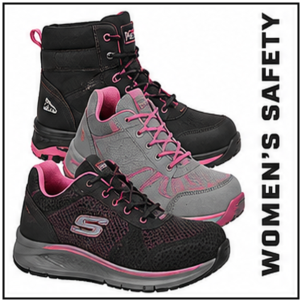 Women's safety footwear category tile for Workwear Supermarket